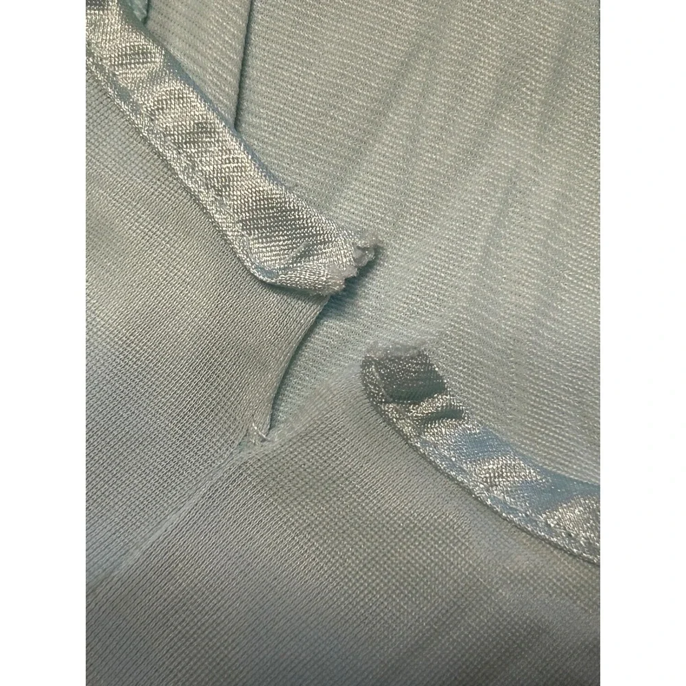 VTG Vanity‎ Fair Nightgown Light Blue Slip Dress Size 2X Made in USA Loungewear